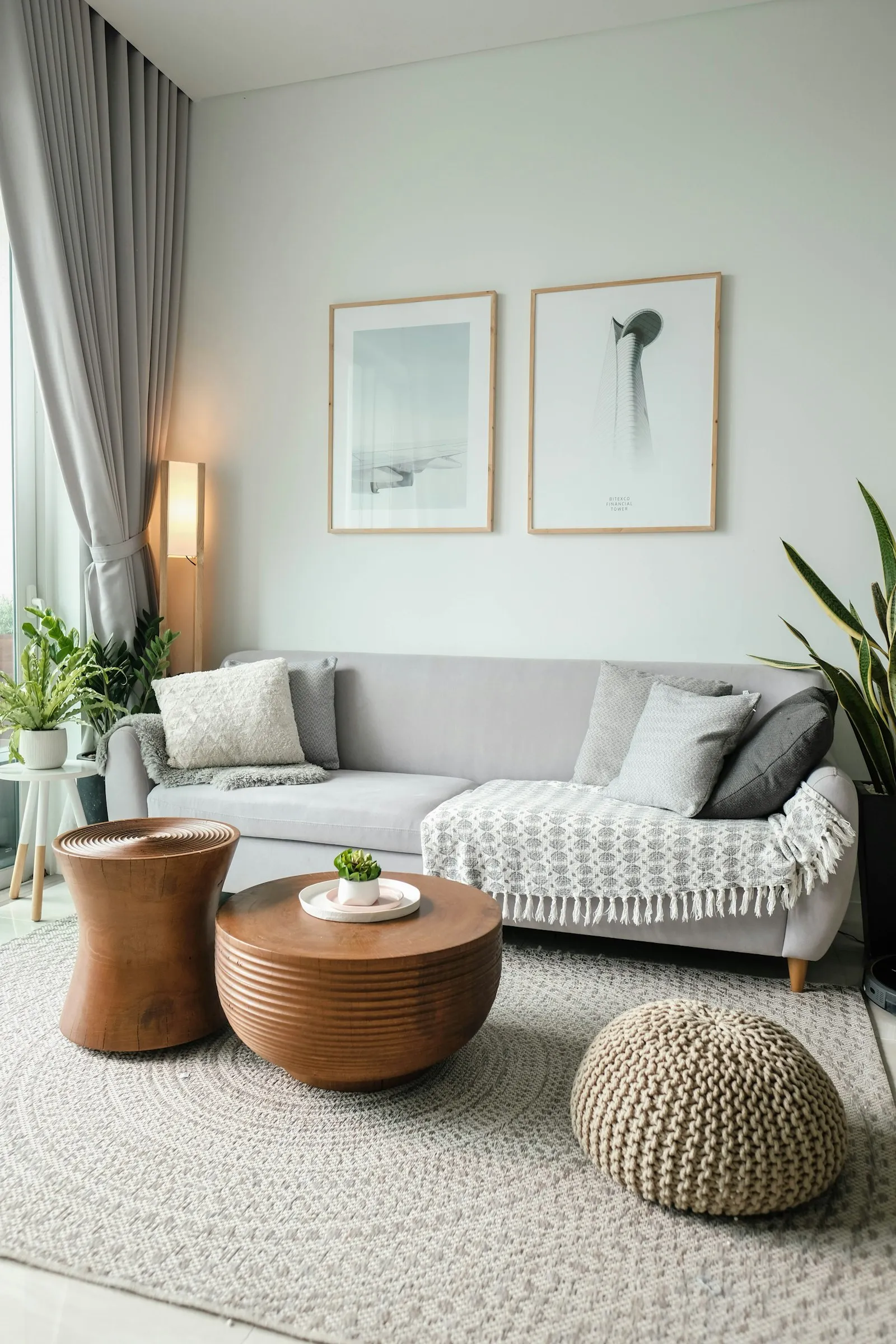 Séjour au style scandinave